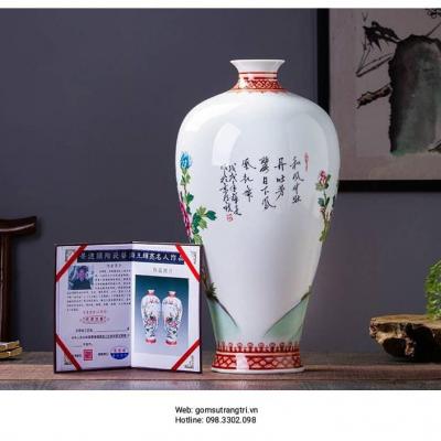 BÌNH VẼ TAY HỌA TIẾT PHƯỢNG HOÀNG